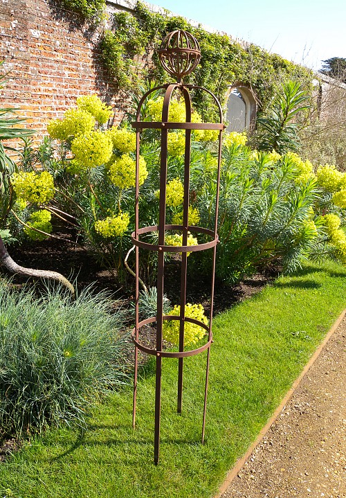 Garden Obelisks - Support 4 Plants - Sturdy Re-Bar Steel